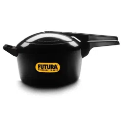 Hawkins Futura Black Aluminium Hard Anodised Inner Lid Pressure Cooker 7 L-image-23