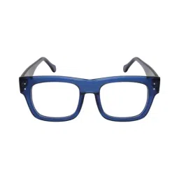 Ted Smith Blue Wayfarer Unisex Eyewear Frames image 2