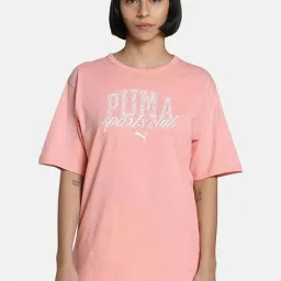 Puma Pink Print Relaxed Fit Top-image-76