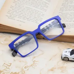 Ted Smith Blue Square Unisex Eyewear Frames image 5