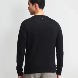 arrow new york Arrow Newyork Black Printed Sweatshirts And Hoodies image 2