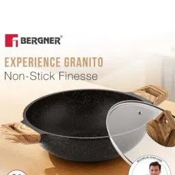 Bergner Black Aluminium Sienna Elite Non-Stick Cookware Set image 3
