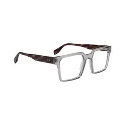 Ted Smith Grey Square Unisex Eyewear Frames image 3