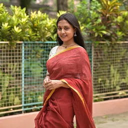 Ruuprekha Zari Pure Cotton Khadi Saree-image-80