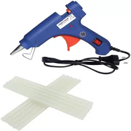 CRAFTYGUN 20 W Mini Glue Gun with 10 Sticks Blue 7 mm Stick Diameter, SH_BBLLUUEEMINI-10-STKKS-picture-36