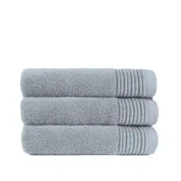 DDECOR Live Beautiful Grey Cotton 520 GSM Bath Towel - Set of 1-image-95