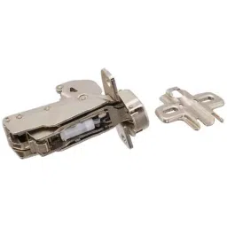 Hettich Sensys 15-32 mm Steel Glossy Finish Hinges with Mounting Plate 9243040 image 2