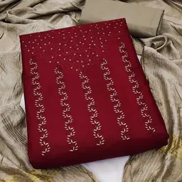 Maroosh Embellished Unstitched Dress Material-picture-24