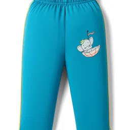 Tango Single Jersey Knit Full Length Track Pant With Elephant Print - Light Blue-picture-24