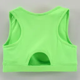 Koton Sleeveless Tank Top Text Print - Neon Yellow image 2