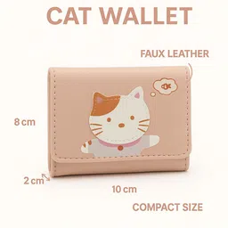 VALERIE Women Animal Printed PU Three Fold Wallet image 5