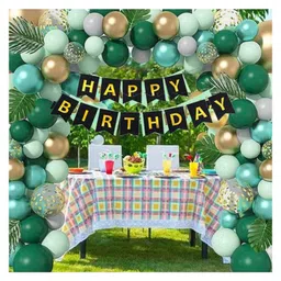 Bubble Trouble Jungle Theme Birthday Party Decorations Items - Pack of 56 Pieces image 4