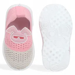 Lil Lollipop Colour Blocked Cartoon Applique Detailed Slip On Musical Shoes - Pink image 2