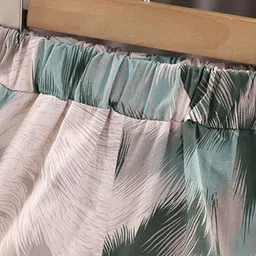 INCLUD Boys Printed Short Sleeves Shirt With Shorts image 3