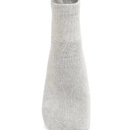 UnderJeans by Spykar Grey Regular Fit Socks (Pack of 3) image 2