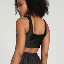 Puma Black Sports Crop Top image 2