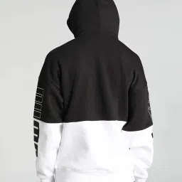 Puma Black & White Color-Block Hoodie image 2