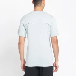 Adidas Grey Slim Fit Sports T-Shirt image 2