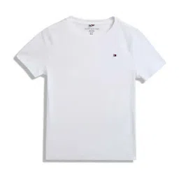 Tommy Hilfiger Kids Optic White Regular Fit T-Shirt-picture-32