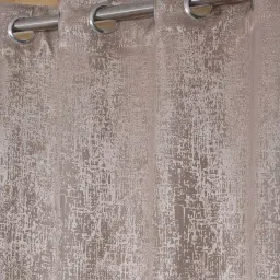 Hosta Homes Brown Polyester Window Curtains image 2