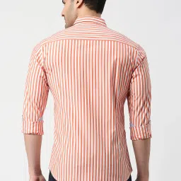 Dragon Hill Red Striped Slim Fit Shirt image 2