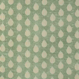 GEET CREATIONS Green Set of 3 Floral Door Curtain image 2