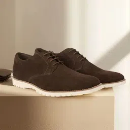 Ruosh Men's Otes Beige Derby Shoes-image-65