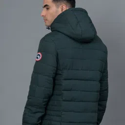 Red Tape Green Regular Fit Quilted Jacket image 2