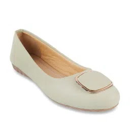 Walkway Women's Green Flat Ballets image 2