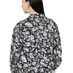 Melon by PlusS Black & White Printed Casual Shirt image 2