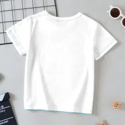 Codez Kids White & Green Printed T-Shirt (Pack Of 2) image 2