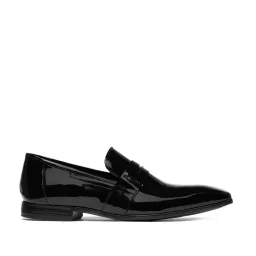 Ruosh Men's Black Formal Loafers image 2