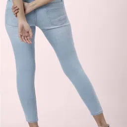 People by Pantaloons Blue Cotton Mid Rise Jeans image 2