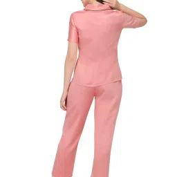 Smarty Pants Baby Pink SatinShirt With Pyjamas image 2