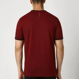 Van Heusen Maroon Slim Fit T-Shirt image 2