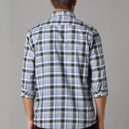 Louis Philippe Multicolored Slim Fit Checks Shirt image 2