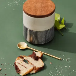 Muun Home Grey Marble Stacked Spread Jars - Set of 2 (100 ml) image 2