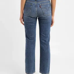 Levi's Light Blue Cotton Relaxed Fit High Rise Jeans image 2