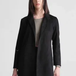 Only Black Slim Fit Coat image 2