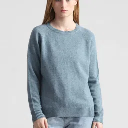 Only Teal Regular Fit Pullover image 2
