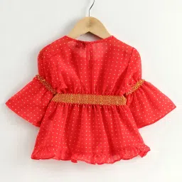 TWISHA Kids Coral Printed Top image 2