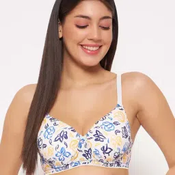 Clovia Beige Printed Under-Wired Full Coverage T-Shirt Bra-picture-18