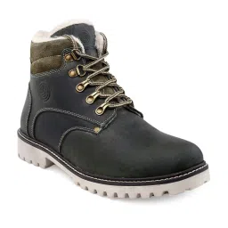 Bacca Bucci Men's MOSCOW Olive Derby Boots image 2