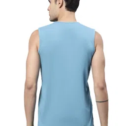Vimal Jonney Blue Regular Fit Tank Tee image 2