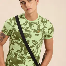 Being Human Floral Printed Pure Cotton T-shirt-picture-14