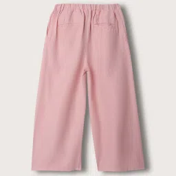 Blue Giraffe Kids Pink Floral Print Trousers image 2