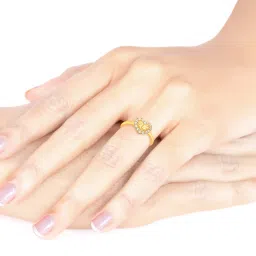 Malabar Gold and Diamonds 22k Hallmarked Yellow Gold Ring for Women image 2