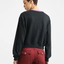 Levi's Black Printed Pullover image 2