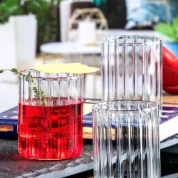 Goodhomes Transparent Glass Tumbler (0.27 L) - Set of 6 image 2