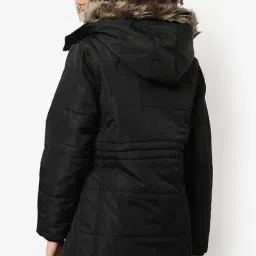 Campus Sutra Black Padded Jacket image 2